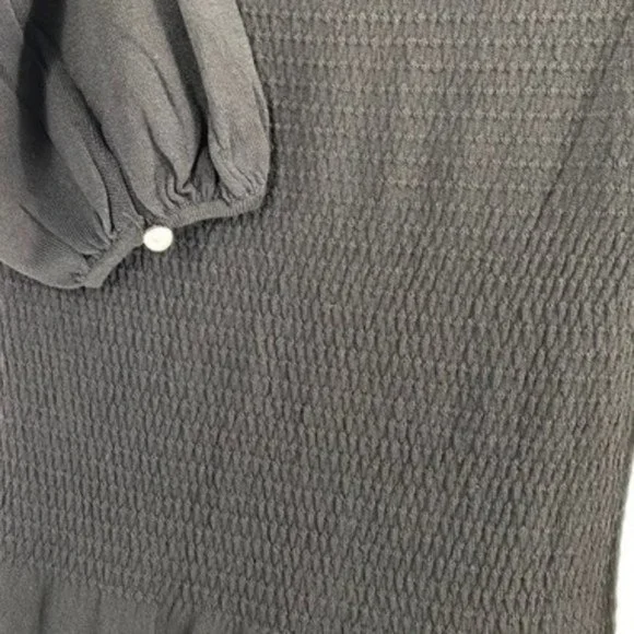 Pomander Place | NEW Black Double Knit Lennox Long Sleeve Maxi Dress Size M - Picture 11 of 13